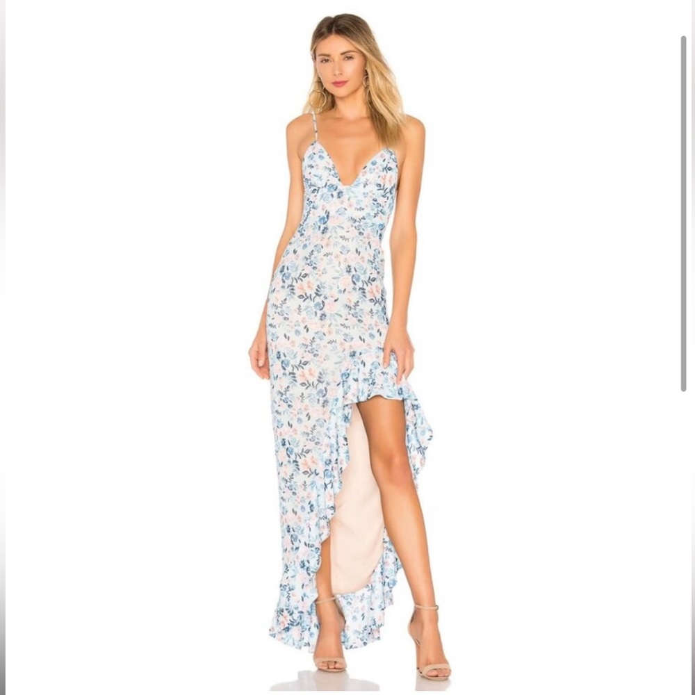 Lovers and Friends Ahamani Gown in Meadow Floral -XS